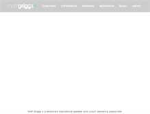 Tablet Screenshot of mattgriggs.com.au
